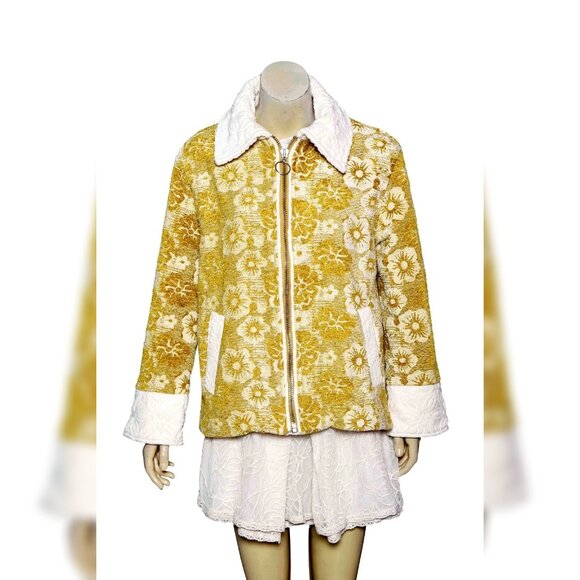 Free People Sabrina Tapestry Jacket XS 2 Women's Winter Floral Coat NEW 45162 - Picture 4 of 7